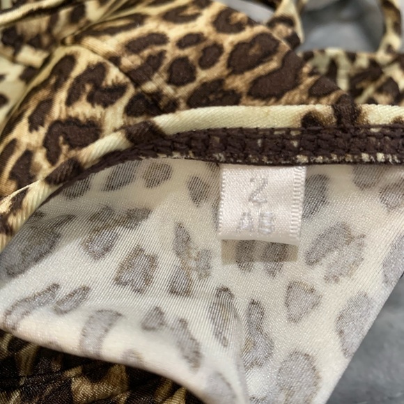 Zimmerman Animal Bikini Swimsuit Top Size 2 US M Cup AB - Picture 3 of 6